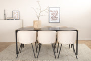 Dining group, Dining table 190×90 + 6 dining chairs